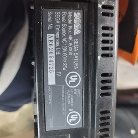 Sega Saturn Console Bundle 3 Games OEM Controllers MK-8000 System Complete Lot