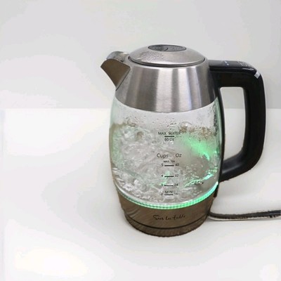 VGC Works Sur La Table SLT-4408 Digital Kettle + Infuser 7.5 Cups 60 Oz + Base