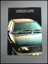 1979 Chrysler Alpine 12-page Vintage Car Sales Brochure Catalog