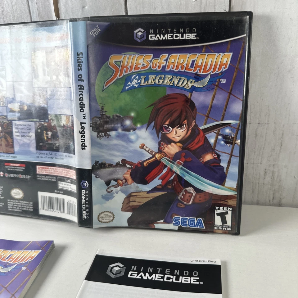 Skies of Arcadia Legends Nintendo GameCube Complete CIB - Image 4 of 4