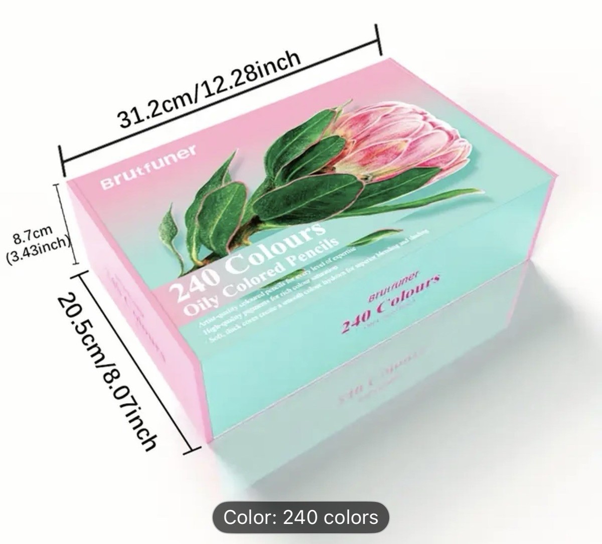 240 Brutfuner Oil Based Color Pencils NEW Shipping Included | eBay