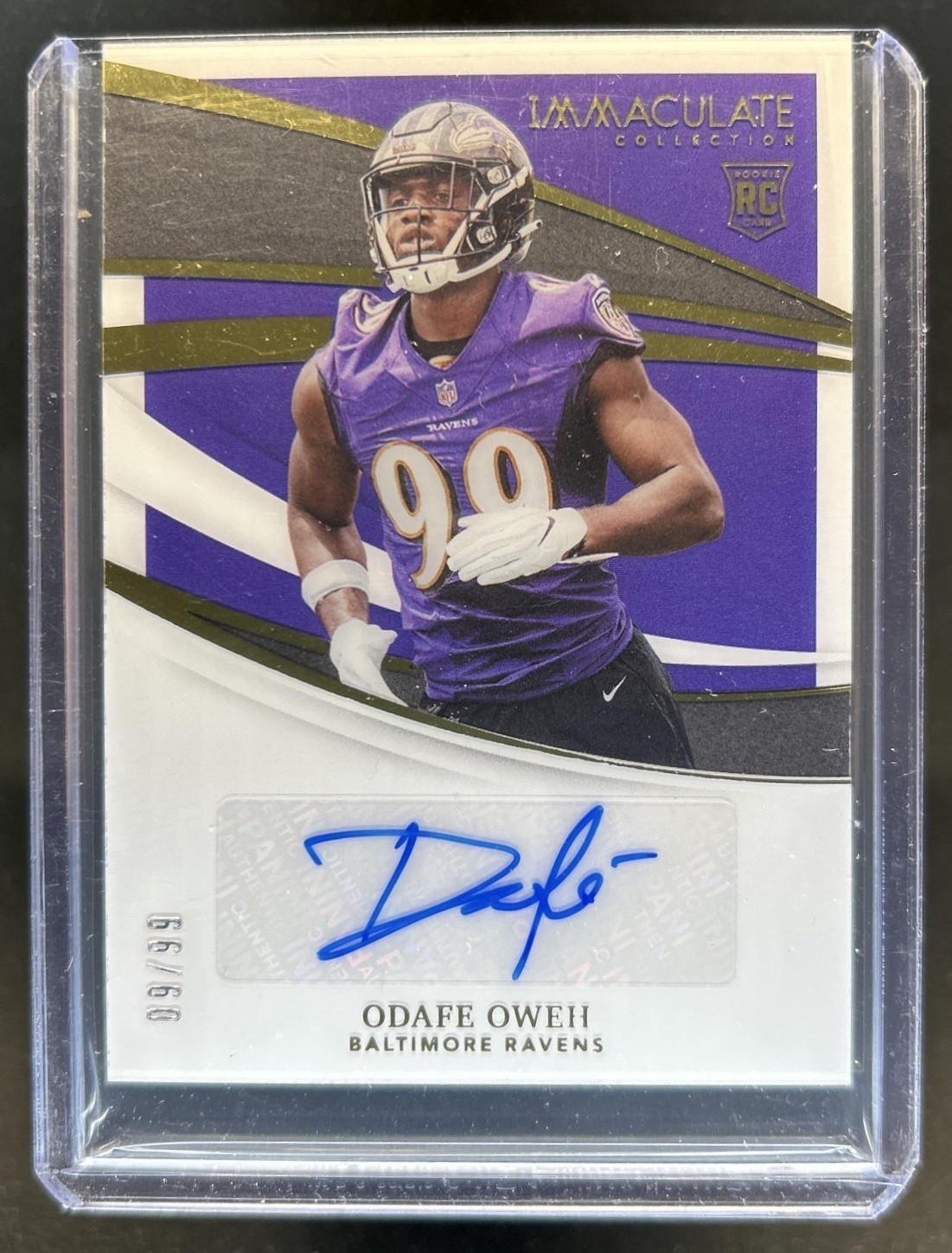Odafe Oweh Panini Impeccable #155 Autograph