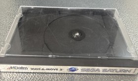 Bust-A-Move 2 Sega Saturn Game Case & Back Cover Art 1996 T-8132H Authentic