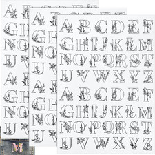 Wasserlösliche Stickvorlagen Set für DIY Textilgestaltung, 156 Motive, Anfänger