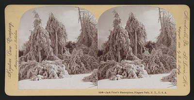 Photo:Jack Frost's masterpiece, Niagara Falls, N.Y., U.S.A.