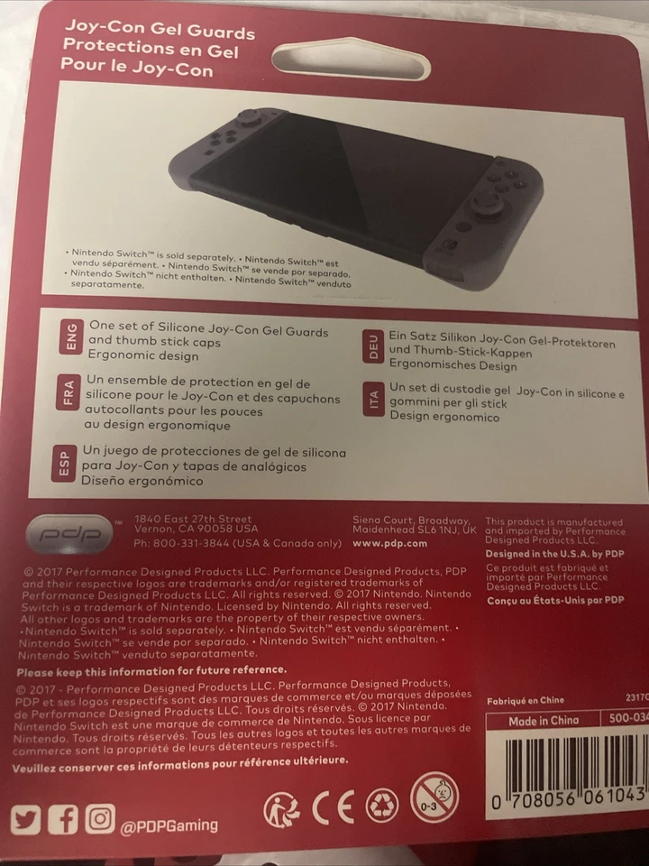 PDP Nintendo Switch Mario Red Faceoff Deluxe Wired Pro Controller OEM - Image 2 of 2