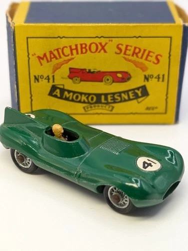 MATCHBOX LESNEY 41b Jaguar F Type wire wheels near MIB vintage diecast toy car