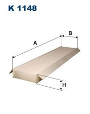 FILTRON INNENRAUMFILTER PARTIKELFILTER passend für FORD MONDEO JAGUAR X-TYPE |