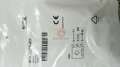 1PCS SICK Induktive Näherungsschalter IM18-12NPO-ZC1 Neu
