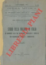 NASCIMBENI Ferruccio - Studio della malaria in Italia in rapporto alla sua diff