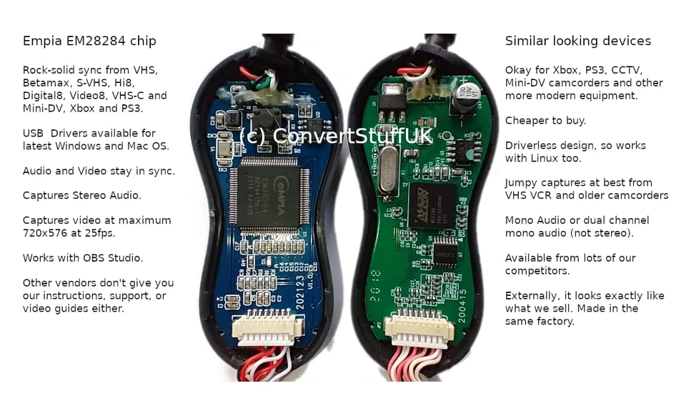 USB Video Capture for Windows 11, 10, 8 & 7. VHS & Hi8 Camcorder Tapes to PC/DVD - Image 4 of 4