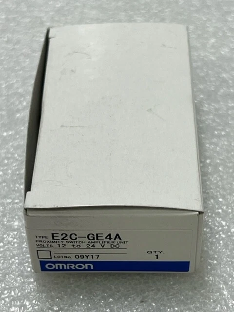 Omron E2C-GE4A 12-24VDC Miniature Proximity Switch Amplifier Unit New in Box - Image 2 of 4