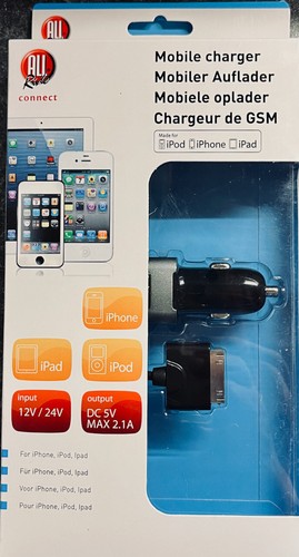 *All Ride * Mobiler Auflader *12/24 V für Apple Neu & OVP - Zdjęcie 3 z 3