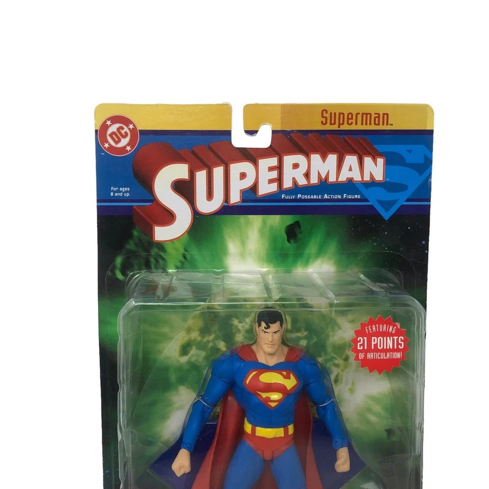 DC Direct Superman Series Collection 6" Logo Base 21 Puntos Articulación Foto 2 de 4
