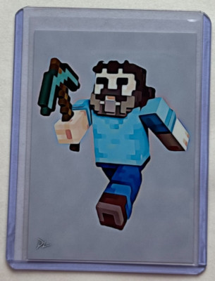 Steve Limited Edition Artist Signed  Jack Black - Minecraft  Trading Card 2/10