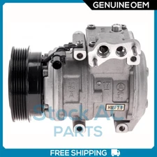 New OEM AC Compressor for Hyundai Genesis Coupe/ Kia Borrego 3.8L - 2009 to 2012