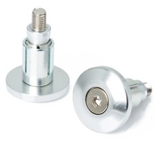 Contrappesi Moto Scooter Manubrio Stabilizzatori Bilancieri Universali Cromo