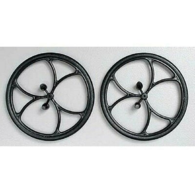 2'' Micro Lite (2) 6-spoked Super Narrow Airplane Wheels DuBro R/C DUB200ML