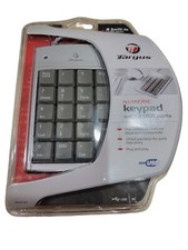 Targus Numeric Keypad with 2 USB ports for PC Silver Gray New