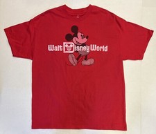 Vintage Walt Disney World Mickey Mouse Unisex T-Shirt Made in USA 90s XL