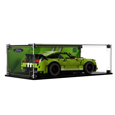 BRICK IN IT Vitrine für LEGO  Technic Ford Mustang Shelby  GT500  42138