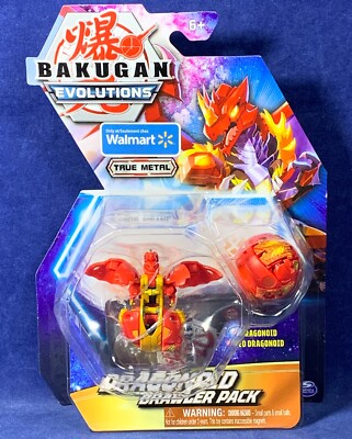 Bakugan DRAGONOID BRAWLER 2-PACK - Neo Dragonoid TRUE METAL Pop-Open WALMART