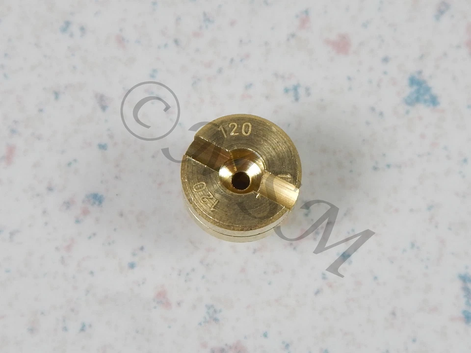 NUEVO CARBURADOR K&L MIKUNI N100/604 CHORRO PRINCIPAL REDONDO GRANDE #120 M-18-4380 Foto 3 de 4