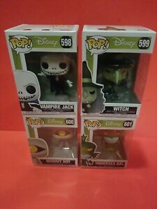 Disney Funkop Pop Nightmare Before Christmas Witch Mummy Boy And Undersea Gal.