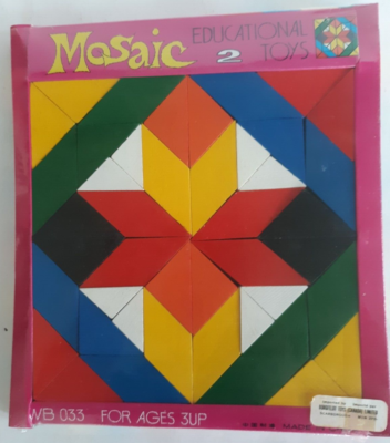 vintage New Mosaic wooden puzzle game | eBay