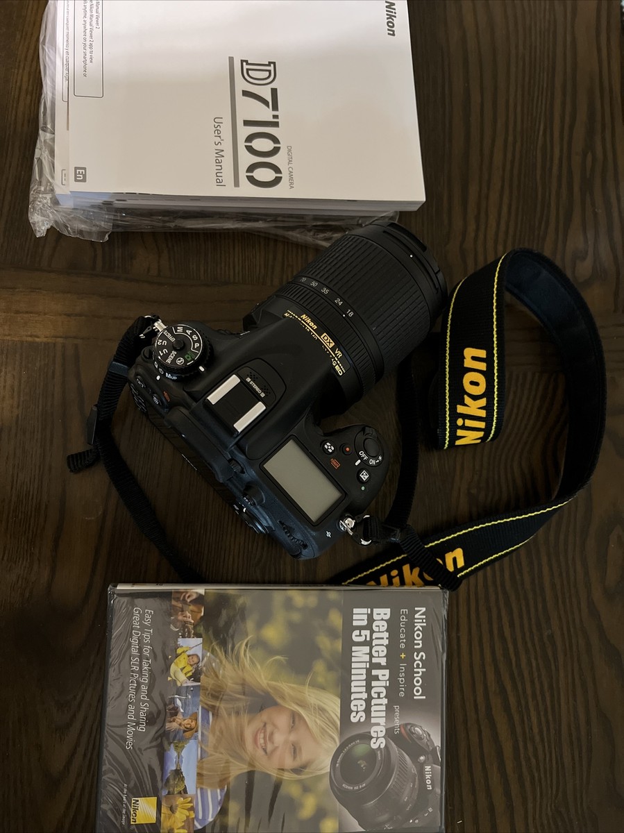 k1163 Nikon D7100 18-105 VR Kit カメラ セット Nikon D7100 24.1MP D-SLR Camera, Dual VR Zoom Lens Kit, 18
