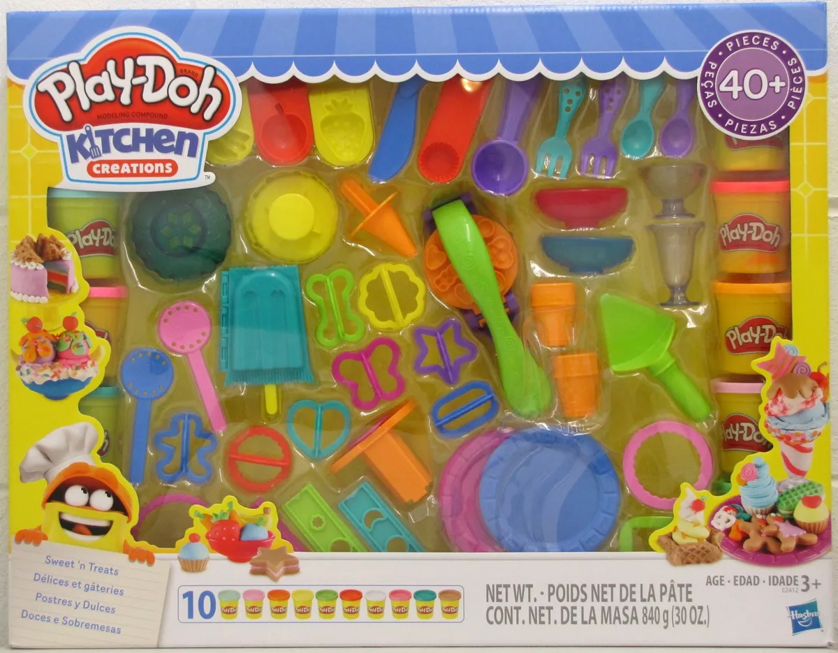 Play-Doh Kitchen Creations Sweets N Treats Kids Play Set 40-Pieces