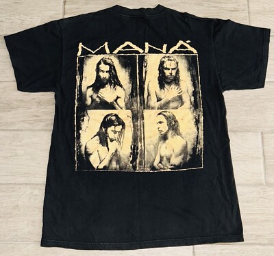 Rare Vintage MANA Cuando Los Angeles Lloran 1996 USA Tour Black T