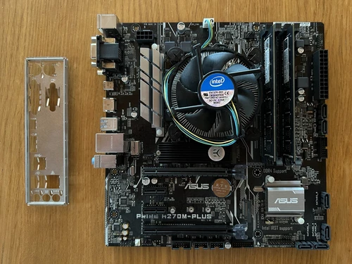 Asus Prime H270M-Plus motherboard, CPU Intel i5, 8GB G.Skill Ram, Intel SSD