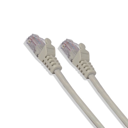 Cable de conexión de red LAN Cat5e Ethernet RJ45 de 50 pies gris UTP 50 pies (paquete de 5) - Imagen 6 de 6