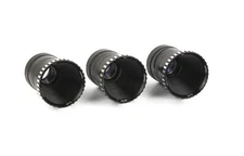 Soviet Projection Lens TRIPLET (2,8/75) Slide LOMO projector USSR - 3 pieces