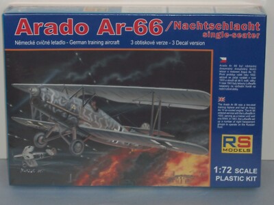 RS Models 1/72 Scale Arado Ar-66/Nachtschlacht Single-Seater - Factory Sealed