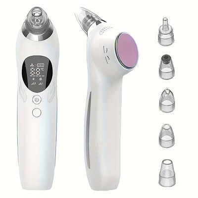 Multi-Purpose Blackhead Remover, Rechargeable USB Face Extractor Tool