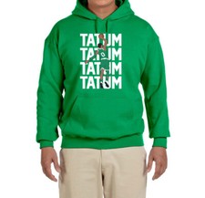Boston Celtics Jayson Tatum Text Pic Hooded sweatshirt