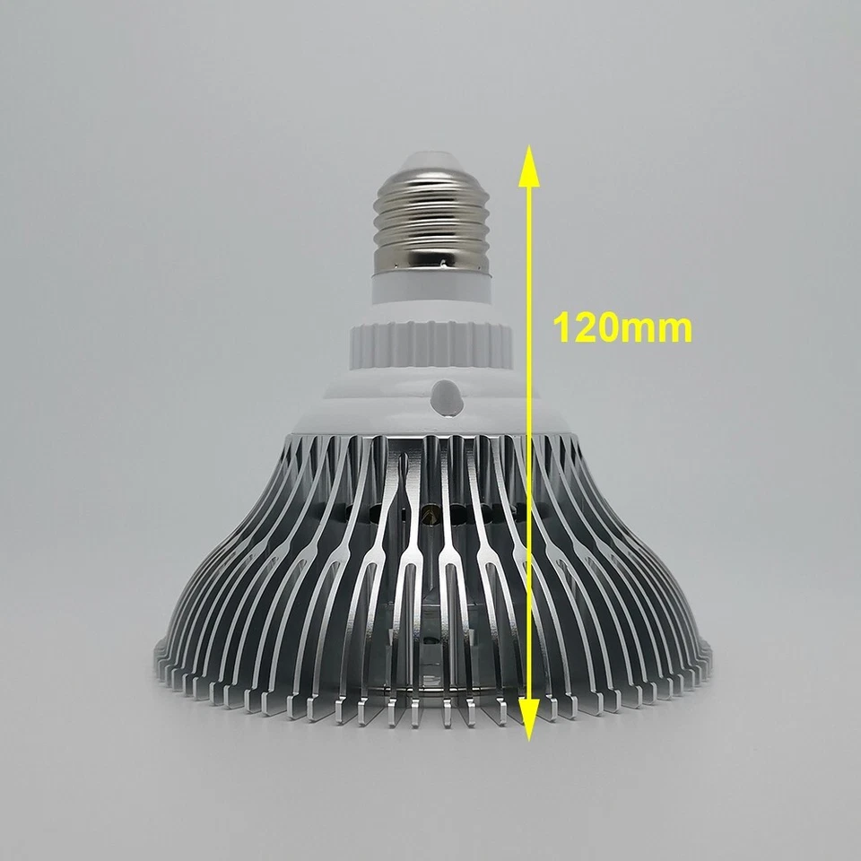 36W PAR38 Blue Cyan 495nm 450nm 470nm LED Lamp Light Spot Bulb Plant Aquarium - Image 4 of 4