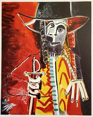 Pablo Picasso Lithographie – Festival D'Avignon, Le Corsaire 1970, 30x21 Cm