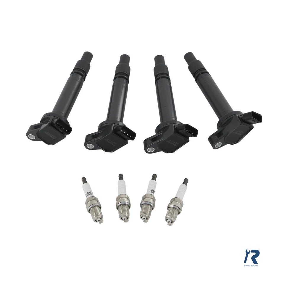 4 катушки зажигания + 4 свечи зажигания для Toyota Lexus Highlander 4runner UF507 - Изображение 2 из 4