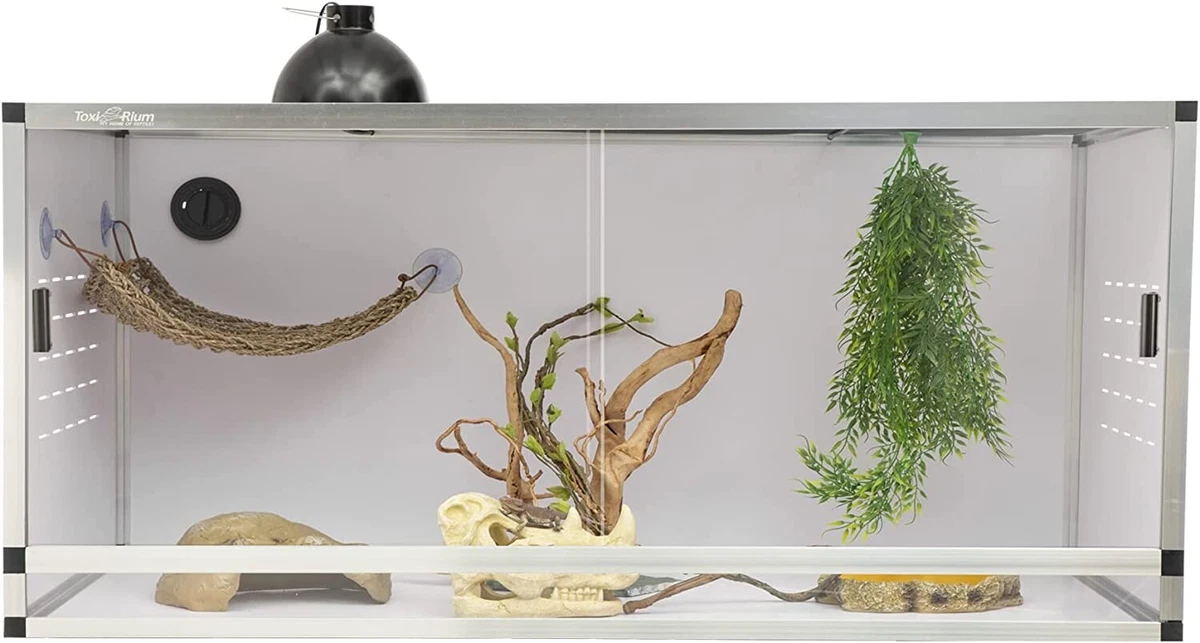 Vertical top reptile enclosure