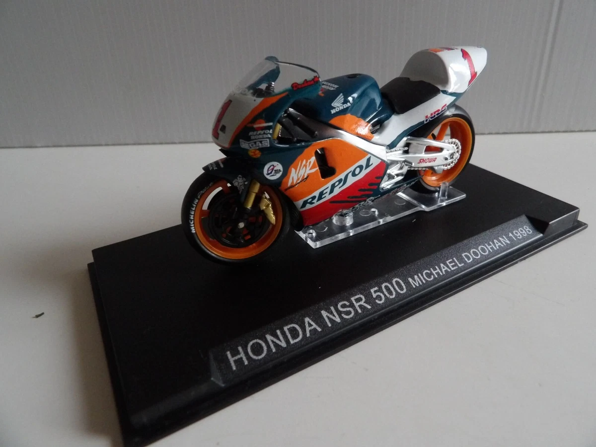 MODELLINO MOTO HONDA NSR 500 - Michael Doohan 1998 - Die Cast 1:24 De Agostini EUR 9,00