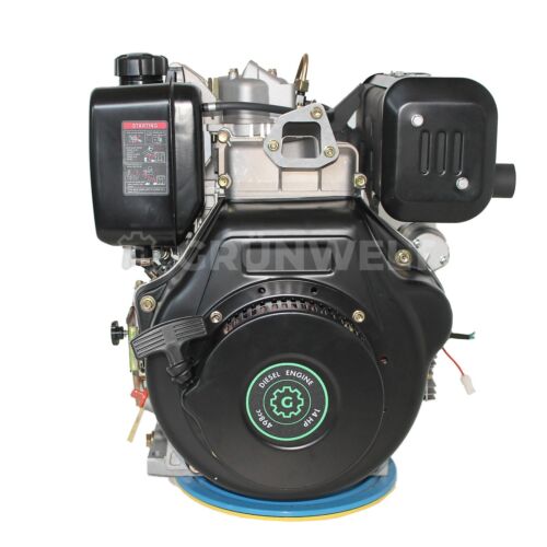 Dieselmotor GW192FE Standmotor Kartmotor Diesel Ölbadfilter 14PS 498cm³ E-Start - Bild 2 von 15