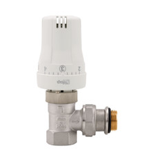 Valvola Termostatica Termosifone Calorifero KIT + Testina Temperatura Radiatore