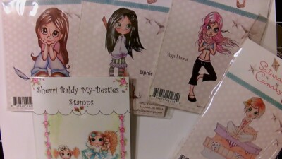 Saturated Canary Little Darlings Stamp Sets (4+1) see description-Hard to Find