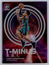 2022 Panini Donruss Optic Basketball T-Minus 1 2 3 Cade Cunningham Prizm #8