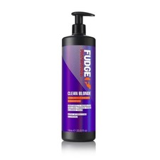 Fudge Clean Blonde Violet-Toning Shampoo 1000ml (Pump Included)