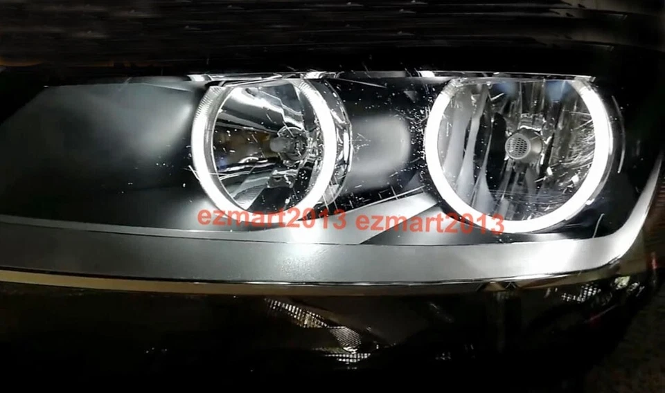 para Volkswagen VW Sharan 7N 2010-2015 Faro RGB Halo Anillo Diente Azul LED DRL Foto 2 de 4