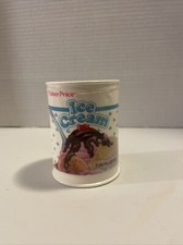 Fisher Price Fun Food Ice Cream Container 4 Flavors 1987